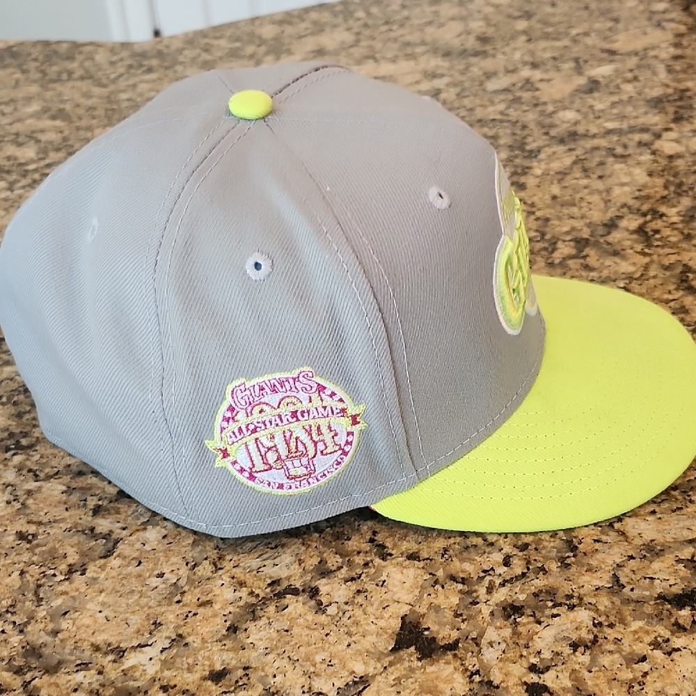 Giants Gray and Neon Yellow Hat - Picture 8 of 8